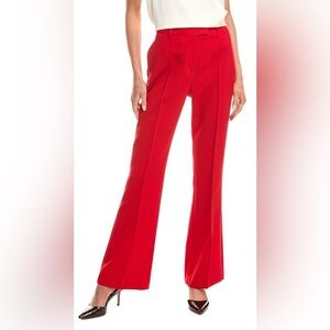 Reiss Red Wide Leg Pants Wool Pants NEW